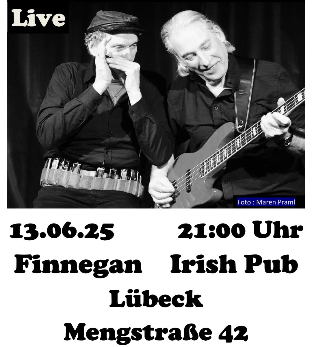 Lily B. Blues Duo in Konzert